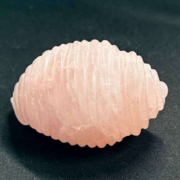 Estate Other - Rose Quartz Conch Sea Shell Figurine Paperweight